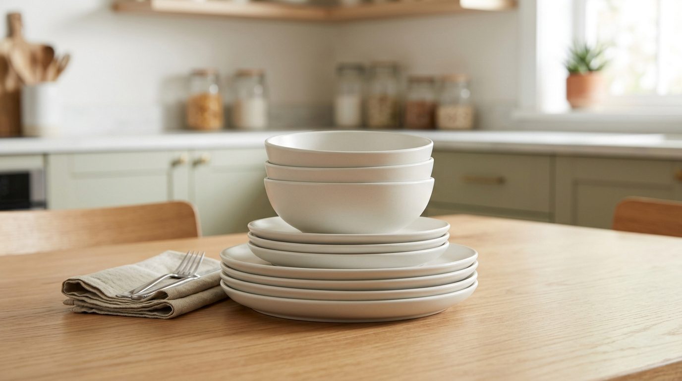 5 Stackable Space-Saving Dinnerware Sets for Beginners