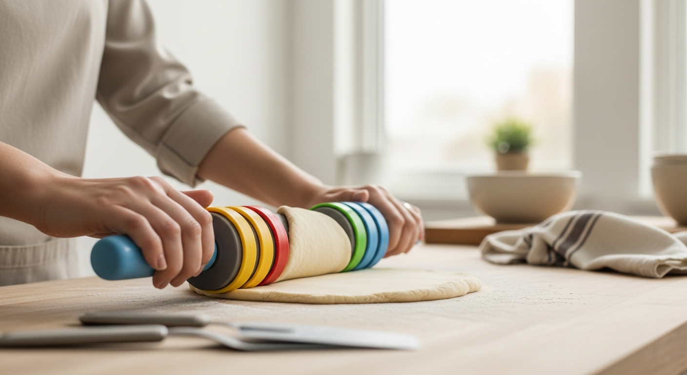 Adjustable Rolling Pin with Spacers: Stop Uneven Baking Now