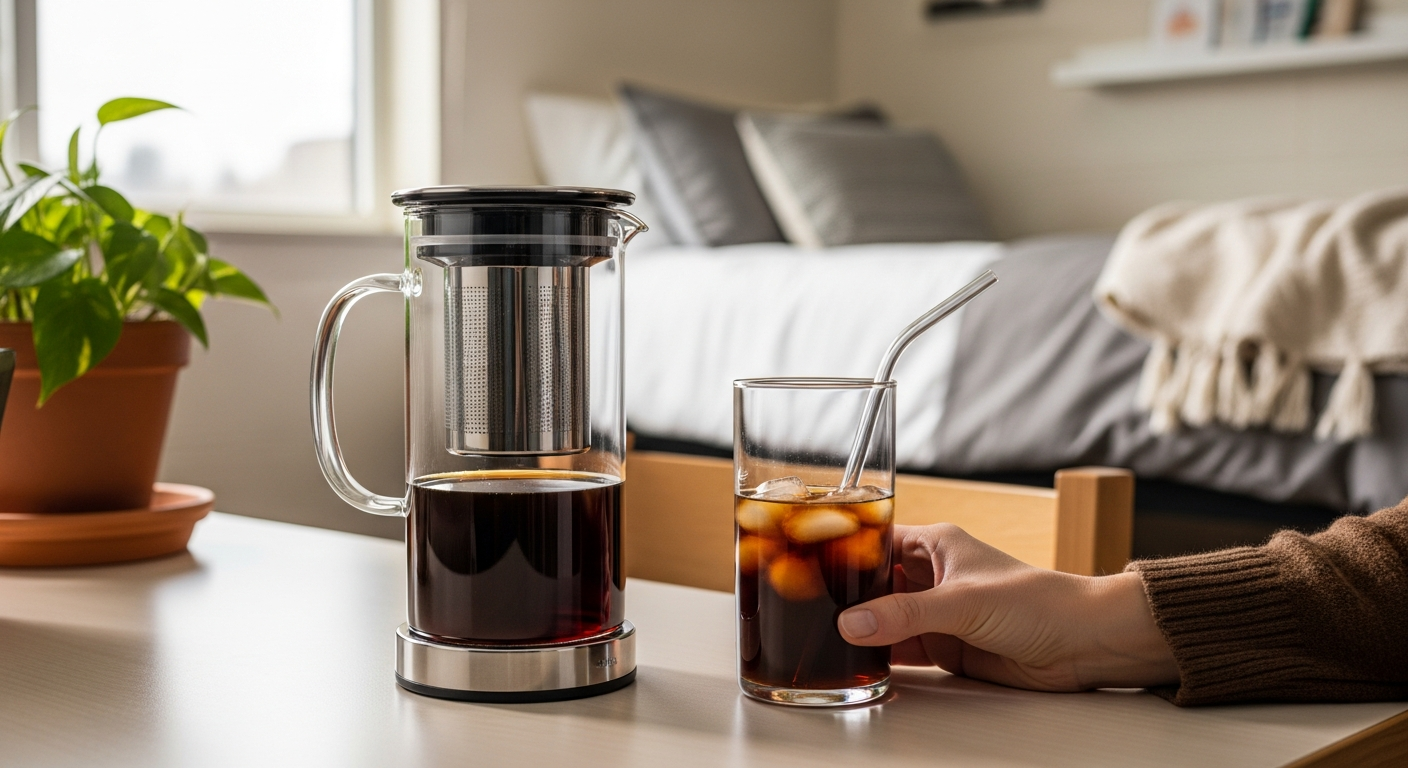 Dorm Room Cold Brew Maker: Easy Iced Coffee for College Life