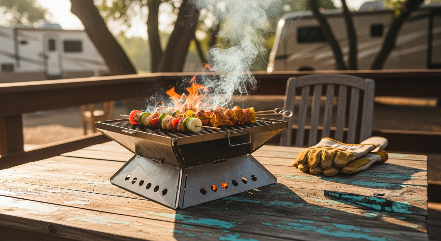 Foldable Fire Pit Grill for RV: Top Picks 2026